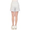 thumbnail image 3 of White Mark Short en Molleton Longline Extensible à Taille Haute pour Femmes, 3 of 5