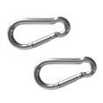 thumbnail image 1 of 2pcs / 10pcs Mousqueton Clip Crochet pour Mousqueton Camping Randonnée M4x40mm, 1 of 9