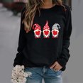thumbnail image 2 of RKSTN Chandail pour Femmes Décontracté à Manches Longues Blouse à Imprimé de la Saint-Valentin Hauts Chandail Col Rond Coupe Ample Chandail, 2 of 3
