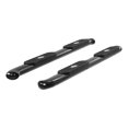 thumbnail image 2 of Aries S224046 Nerf Bar  With Step Pads; 4 Inch Oval Bent; Powder Coated; Semi-Gloss Black; Carbon Steel; With Welded End Caps; Rocker Panel Mount, 2 of 2