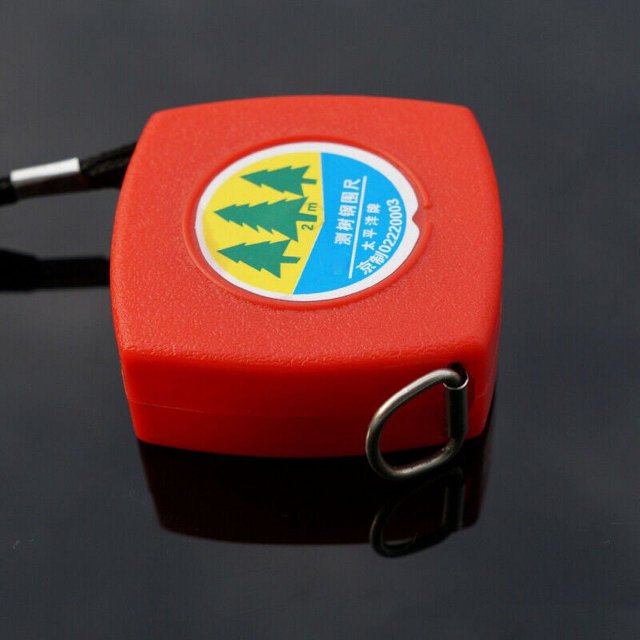 2m Mini Practical Red Retractable Metric Measuring Diameter Tape Measure Tools