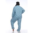 thumbnail image 3 of White Mark Women's Three-Piece Button-Down Pajama Set, 3 of 5