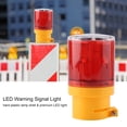 thumbnail image 3 of Solar LED Warning Light, LED Warning Signal Light Alarm Strobe Lamp 0.3W Flashing Car Warning Light, Flashing LED Signal Light For Snowy Mud Wind Season Outdoor, 3 of 8