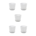 thumbnail image 3 of kurtrusly Modern Decorative Flower Pots Easy To Maintain Various Colors And Sizes transparent M pot+M tray 5Set, 3 of 6