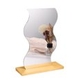 thumbnail image 1 of CEHVOM Fashion Irregular Acrylic Mirror Desktop Desktop Makeup Mirror Clearance, 1 of 6