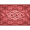 thumbnail image 1 of Ahgly Company Tapis d'Intérieur Rectangulaires Transitionnels Rouges Lavables à la Machine, 2 Pieds x 3 Pieds, 1 of 7