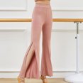 thumbnail image 4 of AherBiu Flare Yoga Pants Pantalon pour Femmes à Fente, Jambe Évasée, Extensible, Confortable, Entraînement, Danse, 4 of 6