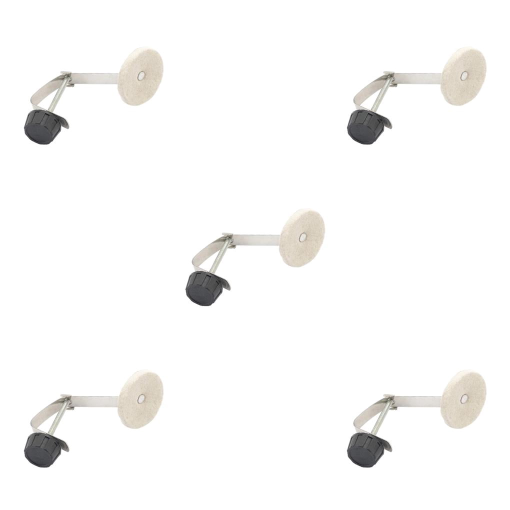 Baohd Professional Drum Mute Pads Head Protector Damper Compatible Accessory Smooth Wear-resistant Equipment As Shown 5Set