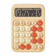 Birdeem Colorful Desktop Calculator, 12-Digit Calculator with Large LCD Display and Round Buttons, Dopamine Design Candy Colored Calculator for Office, School, Home, and Business