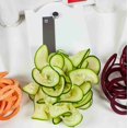 thumbnail image 3 of Veggetti Pro 1000342 Spiraliseur de Table Blanc - Métal&Plastique, 3 of 8