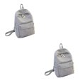 thumbnail image 3 of Decodeary Durable Backpack For School And Travel Comfortable And Sturdy Fashion School Bag LightGray 2Set, 3 of 6