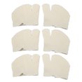 thumbnail image 1 of Half Flip Flop Socks, Front Toe Flip Flop Socks Skin Friendly  Breathable Slipless Milk White  For Sports, 1 of 8