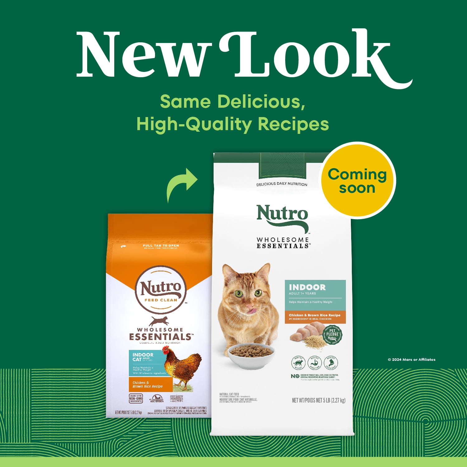 NUTRO Wholesome Essentials Indoor Adult Chicken & Brown Rice Natural Dry Cat Food 6.35kg