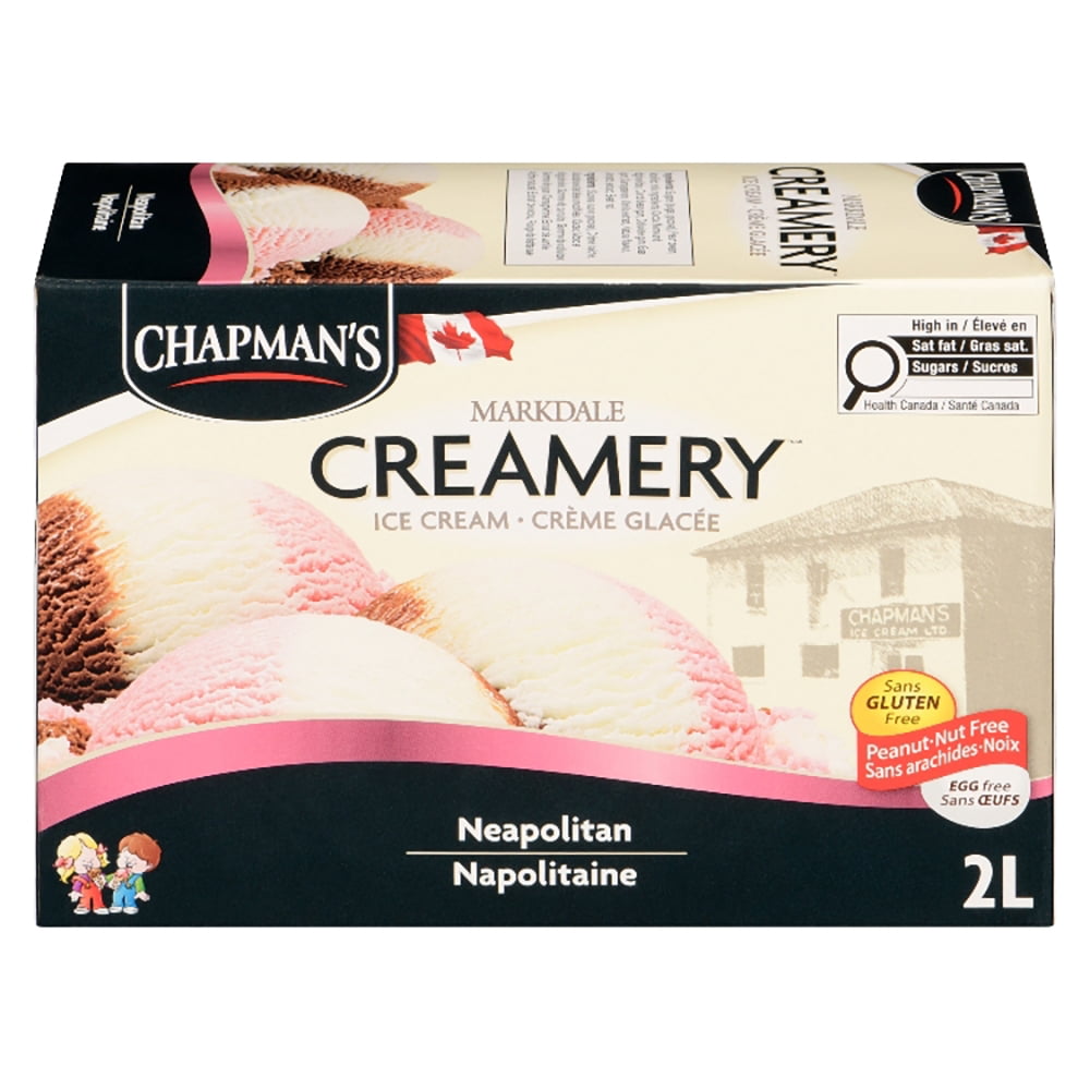 Chapman's Markdale Creamery Crème Glacée Napolitaine 2L