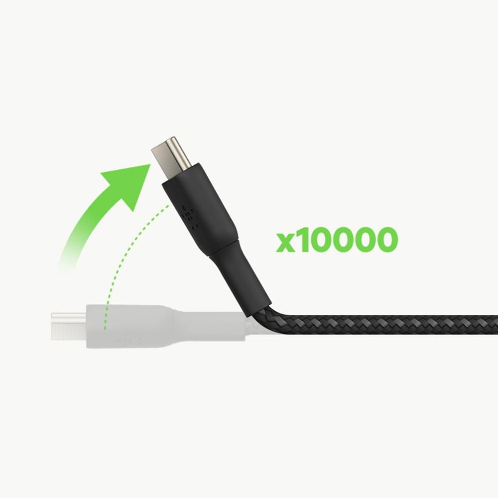 Câble USB-C vers USB-C à gaine tressée BOOST↑CHARGE
