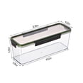 thumbnail image 3 of Pasta Storage Container with Lid, Tall Clear Airtight Jar, Kitchen Pantry Organizer for Spaghetti, Flour, Cereals, Coffee Beans, Moisture-Proof, Dishwasher Safe, 3 of 9