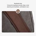 thumbnail image 3 of Becaristey Sac à Dos en Toile Vintage pour Hommes avec Café Résistant à la Déchirure et Sans Perte, 3 of 6