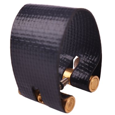 Saxophone Ligature, Composite Leather Adjustable Screw Saxophone Ligature Fastener For Sax Rubber Mouthpiece