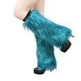 thumbnail image 4 of Autumn and Winter Plush Socks Long Boots Warm Stage Performance High Leg Guards Female, 4 of 4