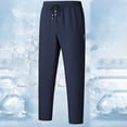 thumbnail image 4 of WRKEKC Casual Pants for Men Casual Pocket Quick Dry Solid Color Elastic Waist Drawstring Pants for Quick Dry Comfort, 4 of 5
