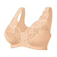 thumbnail image 4 of Kcodviy Front Buckle Sports Bra Compression Bra Plus Size Underwire Border Seamless Bras for Women Front Vest Lace Bra, 4 of 4