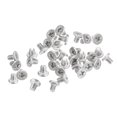 thumbnail image 1 of Unique Bargains M1.6x0.35x2mm Lot de 100 Vis Plates Rondes en Métal pour Machine à Entraînement Phillips, 1 of 5