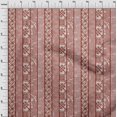 thumbnail image 4 of oneOone Velvet Brown Fabric Block Print Sewing Material Print Fabric By The Yard 58 Inch Wide, 4 of 4