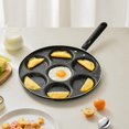 thumbnail image 3 of 7 Holes Frying Pan Non Stick Fried Eggs Cooking Pan Burger Mold Household Kitchen Cookware, 3 of 12