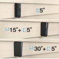 thumbnail image 5 of HOLACA Corner Adjustable Angle Mount (15/30/45 Degrees) And 5 Degrees Wedge Mount Combination Kit,Sync Module 2 Outlet Mount For Blink Video Doorbell,, 5 of 5