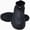 black, variant on Waterproof Shoe Covers Reusable Foldable Not-Slip Rain Shoe Covers with Zipper Shoe Protectors Overshoes Rain Galoshes for Men and Women Transparent L,black,l