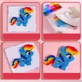 thumbnail image 4 of Fused Beads Kit 24 Color 5 mm Plastic Melting Beads Set With Pegboard Ironing Paper Tweezers Storage Box And Pattern Book For Kids Christmas Gifts, 4 of 6