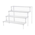 thumbnail image 1 of HILABEE Ladder Tier Acrylic Rack Perfume Makeup Organizer Countertop Riser Showcase 4 4 4 Ladder, 1 of 7
