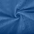 thumbnail image 4 of Timegard Hauts pour Femmes Col à Œillets Boutons au Dos Manches Courtes Blouse Confortable Décontractée Chic, 4 of 6