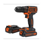 Black & Decker 20V Max Li-Ion Cordless Drill Kit, 3/8-in