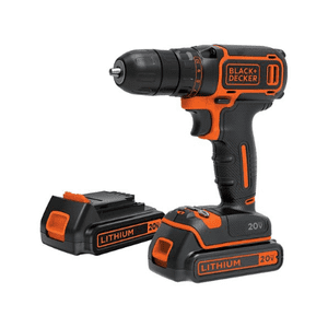 Noir & Decker 20V Max Kit de forage sans fil Li-Ion, 3/8-in