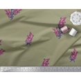 thumbnail image 3 of Soimoi Poly Georgette Fabric Artistic Leaves Printed Fabric 1 Yard 52 Inch Wide, 3 of 5