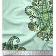 thumbnail image 1 of Soimoi Rayon Fabric Floral & Paisley Block Decor Fabric Printed Yard 56 Inch Wide, 1 of 3