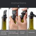 thumbnail image 4 of WIFKLSIIPG Red Stopper Pumping Fresh Keeping Stopper Manually Press Down Bottle Stopper Champagne Stopper Vacuum Stopper(White), 4 of 5