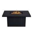 thumbnail image 2 of Calvin 52" Rectangle Metal Propane Fire Pit Table with Hidden Tank in Black Coral, 2 of 9