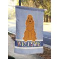 thumbnail image 2 of Carolines Treasures BB5676CHF Cocker Spaniel Drapeau de Bienvenue Rouge Toile Taille Maison, 2 of 4