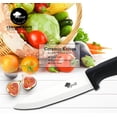 thumbnail image 3 of 6PCS Ceramic Knives Set for Kitchen 5-Piece Sharp Paring Knives with Covers and a Peeler,Sharp 6-inch Serrated Bread Knife Fruit Cutter 3", 4", 5" Inch, 3 of 6