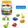 thumbnail image 1 of Double-Sided Matching Dinosaur Contain 26 Letters & 10 Number & 10 Graphics Fine, 1 of 5