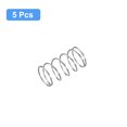 thumbnail image 3 of Unique Bargains Compression Spring, 5 Pack 304 Stainless Steel, 8mm OD, 0.5mm Wire, 15mm Length, 3 of 6