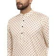 thumbnail image 4 of Maple Clothing Kurta-Pyjama Décontracté Indien pour Homme en Coton (Blanc Cassé, TG), 4 of 6