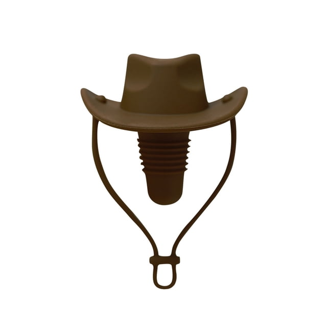 Cowboy Hat Bottle Stopper Reusable Leakproof Seal Beverage Champagne Storage Topper For Home Kitchen Holiday Use
