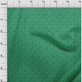 thumbnail image 3 of oneOone Cotton Poplin Green Fabric Asian Paisley Sewing Material Print Fabric By The Yard 56 Inch Wide, 3 of 4