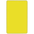 thumbnail image 2 of Mobile 24''W x 60''L Rectangular Yellow HP Laminate Activity Table - Height Adjustable Short Legs, 2 of 3