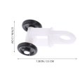 thumbnail image 3 of 100pcs Curtain Track Pulley Straight Track Curved Track Sliding Wheel Supply, 3 of 8