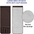 thumbnail image 4 of HLONK Sofa Armrest Organizer Non-Slip Arm Chair Bedside Caddy Storage Organizer for Recliner Couch with 5 Pockets for Cell Phone TV Remote Control Magazines, 4 of 7