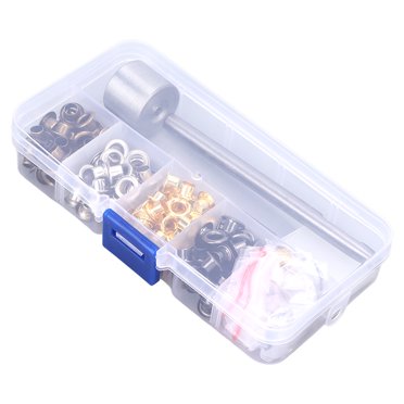 Grommet Set,Grommets 4.5mm Plated Copper Metal Grommets Grommet Tool Kit Professional Grade